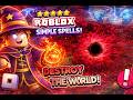 Experiencia de ROBLOX, DESTRUYE el MUNDO