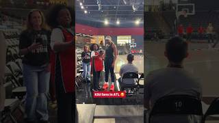 🥰 Kiki Iriafen meets fans | Washington Mystics WNBA women's basketball #shorts #short #basketball