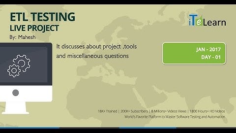 ETL Testing Live Project Day 01 for Beginners (JPACT)