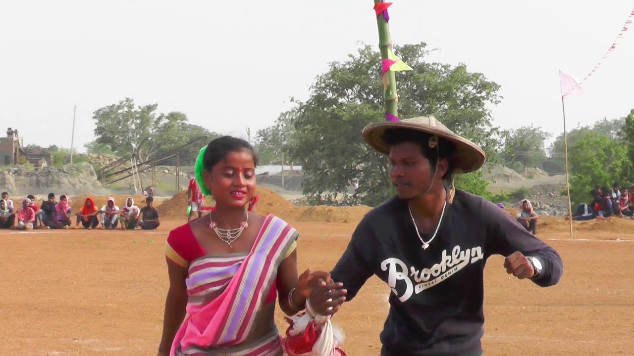 Bad bayhar kami somoy  dance performance  football field