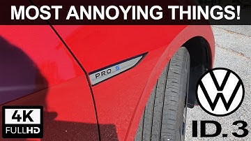 VW ID.3 - 5 most annoying things!