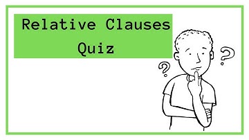 Relative Clauses Quiz - who / that / which / where