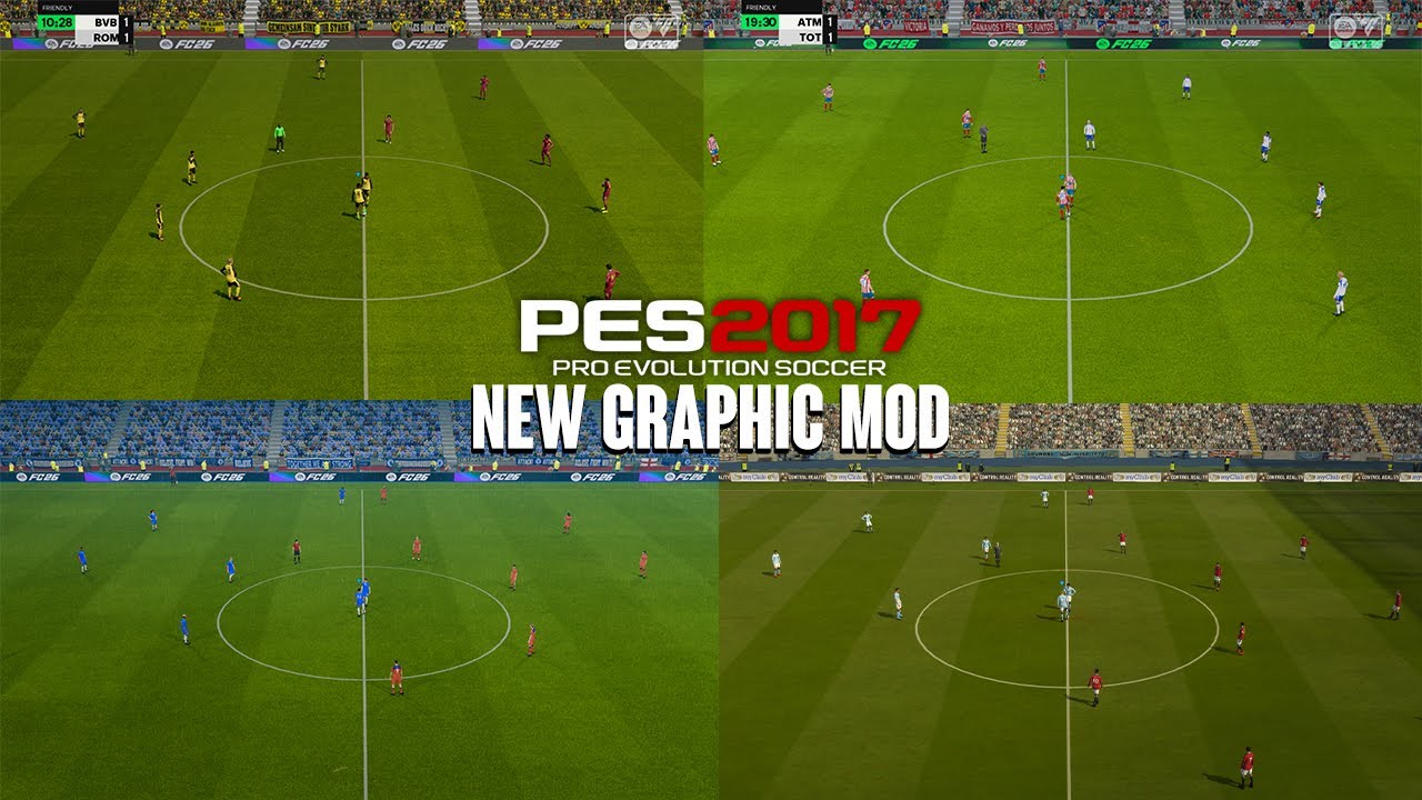 PES 2017 Graphics Mod 2026 Compatible With All Patches - YouTube