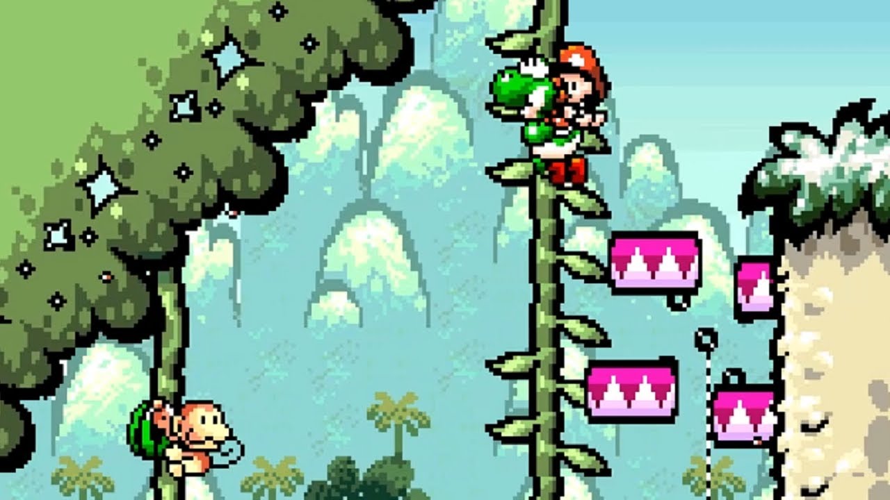 SMWCentral Island - 20 - stable footing not found