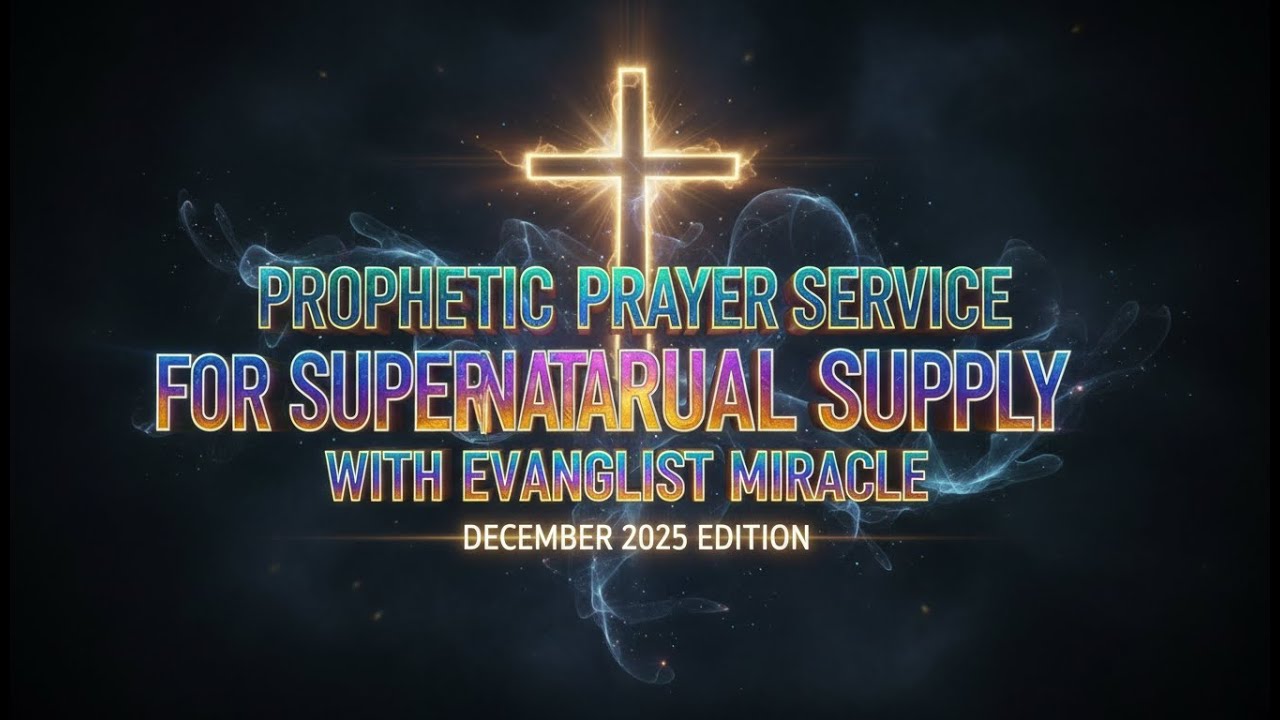 Join December 2025 Prophetic Prayer Service for Supernatural Supply with Evangelist Miracle