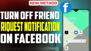 How to turn off friend request notification on Facebook 2023