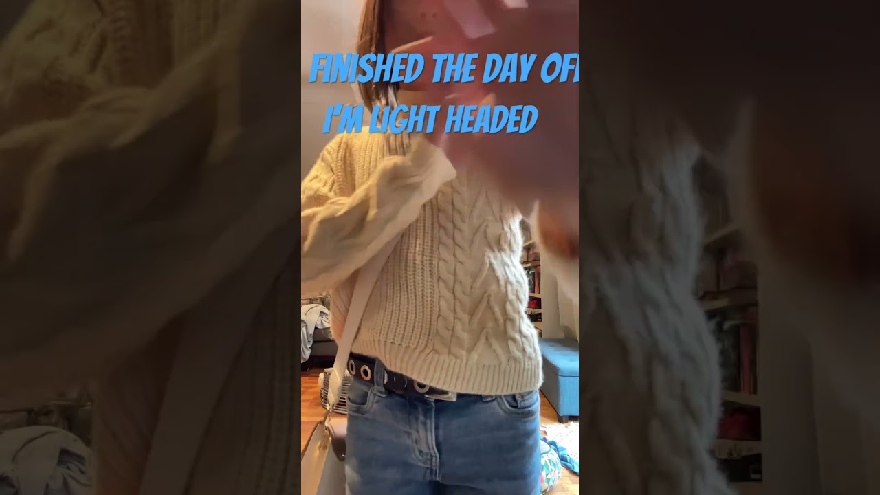 Transition, getting ready for sleep. Only 