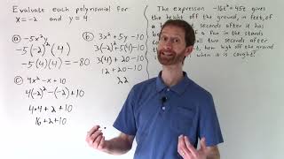 9 1 Video 4 Evaluating Polynomials