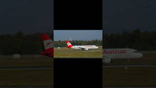 Austrian Airlines Airbus A320-214 OE-LBK Landing RWY07L at FRA  #aviation #frankfurtairport