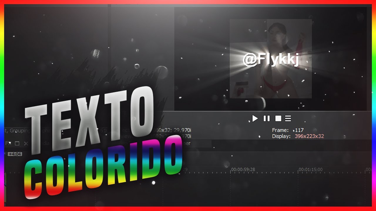 COMO FAZER TEXTO COLORIDO NO SONY VEGAS (RÁPIDO, LIGEIRO, PRÁTICO, ÁGIL ...