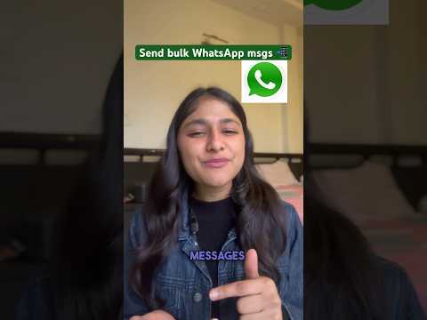 Send bulk WhatsApp messages without saving contact 😍 #whatsapp #tipsandtricks