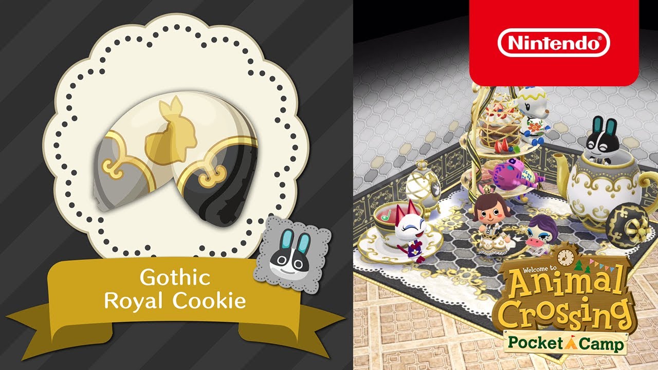 Animal Crossing Pocket Camp Gothic Royal Cookie YouTube