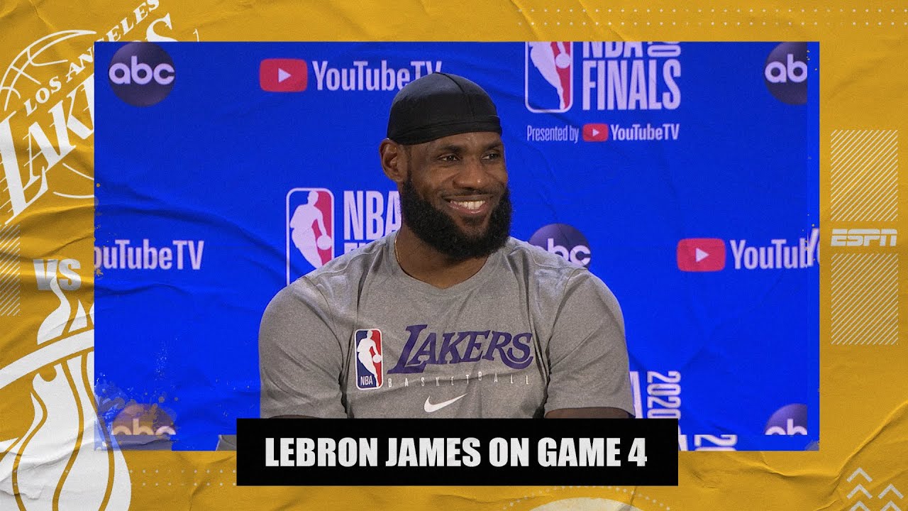 Lebron James Calls Lakers Game 4 Win One Of The Biggest Of His Career 2020 Nba Finals Youtube