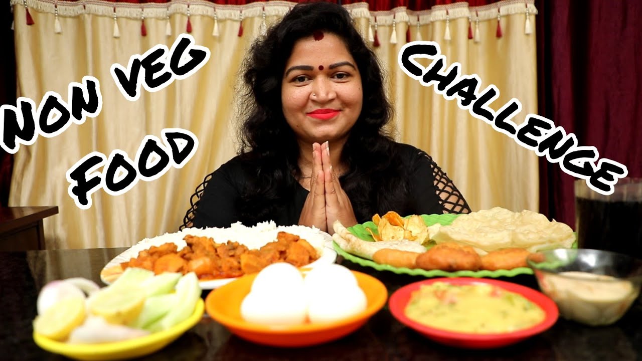 || NON VEG FOOD CHALLENGE || OLD VIDEO || CHERRY SATHAKSHI ||