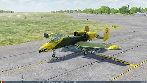 [DCS] A-10C II start-up, taxi and take-off