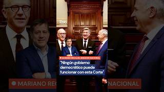 Mariano Recalde, senador: "Ningún gobierno democrático puede funcionar con esta Corte"