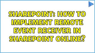 Sharepoint: How to implement Remote event receiver in sharepoint online?