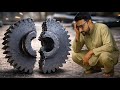 Incredible Gear Manufacturing for Excavator Engine | From Raw Iron to Heavy Machine Gear