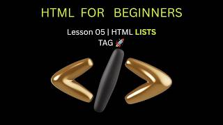 HTML Lists Masterclass: From Beginner to Pro in 10 Mins! 🚀