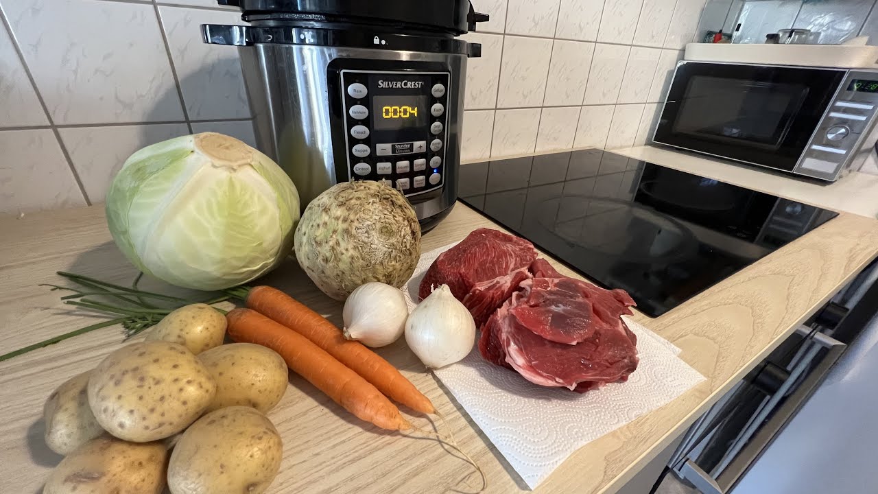 Wie bei Oma - Original sächsischer Weißkraut-, Weißkohl-Eintopf im Schnellkochtopf von Silvercrest
