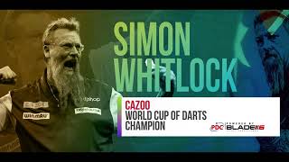 Winmau Champions Simon Whitlock 3 Darts – 22g 90% Wolfraam – Steel Tip – Incl. Prism Flights & Shafts – Precisie & Grip