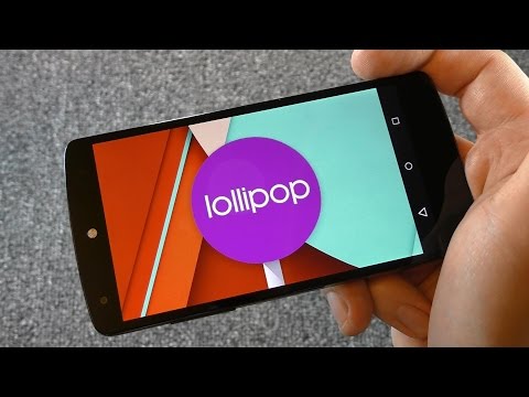 Обзор Android 5.0 Lollipop на LG Nexus 5 и пасхалка (review and easter egg Flappy Bird)