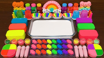 Mixing Random Things into GLOSSY SLIME!!! Satisfying Video #33