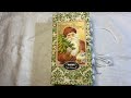 Journal flip through vintage christmas journal hardcover 