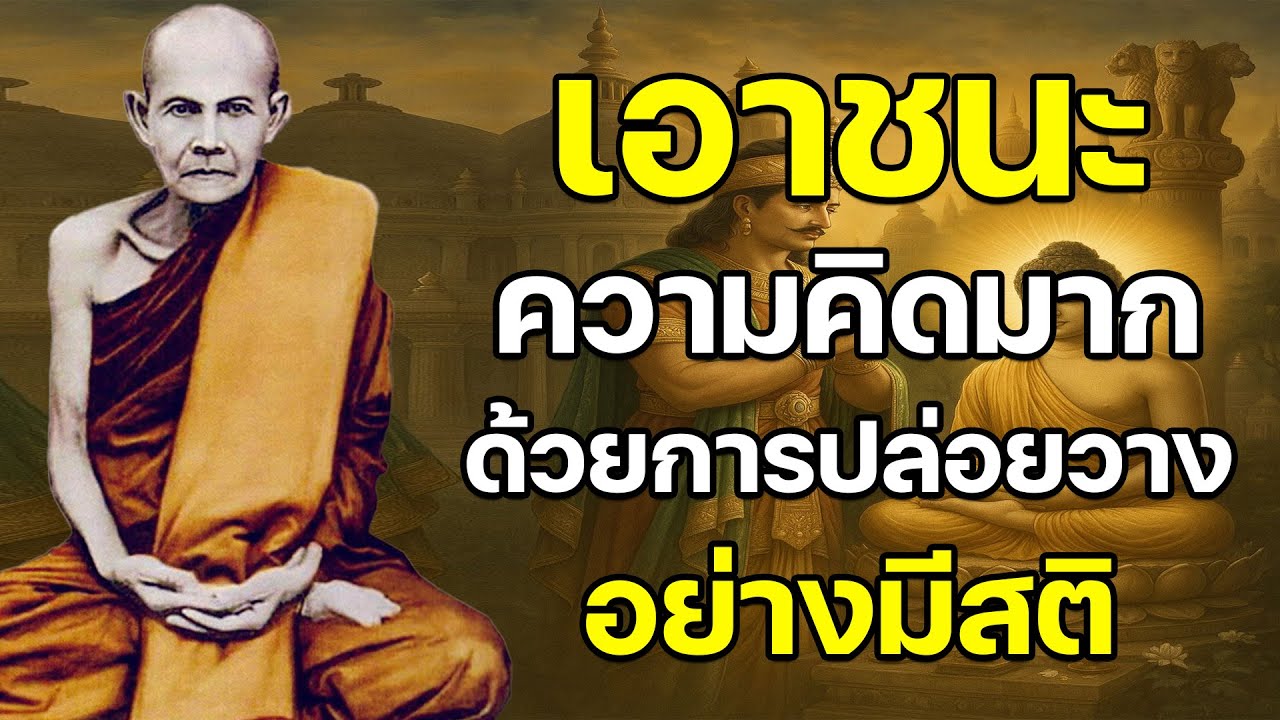 ธรรมะสอนใจ : เอาชนะความคิดมากด้วยการปล่อยวางอย่างมีสติ