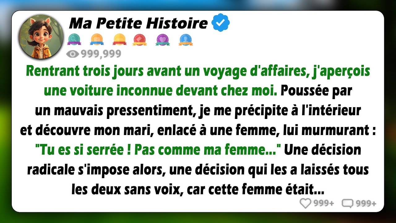 Je suis arrivé plus tôt et j'ai vu sa voiture dehors. À l'intérieur, il lui a chuchoté : « Tu es...