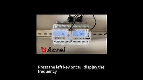 Display interface of ACREL ADW300 series multi-function wireless metering instrument