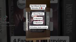 Top 5 Book Review Websites for Readers 📚 #shorts #books