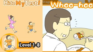 Hide My Test! All Levels Gameplay Android iOS screenshot 2