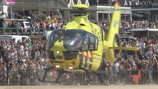 [ Landing & Opstijgen ] Traumahelikopter PHLLN op het strand in Vlissingen