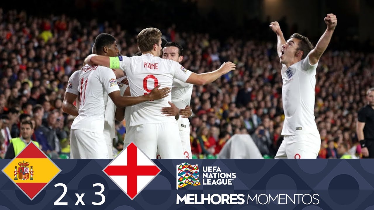 ESPANHA 2 X 3 INGLATERRA – MELHORES MOMENTOS – UEFA NATIONS LEAGUE (15/10/2018)