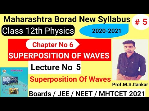 SUPERPOSITION OF WAVES | Part 5 | Class 12 Physics | Maharashtra Board ...
