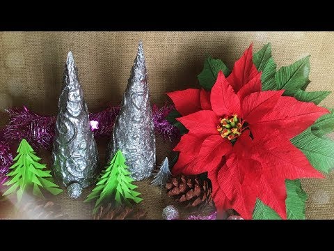 ABC TV  How To Make Christmas Tree Decoration From Aluminum Foil - Craft  Tutorial 