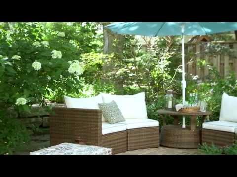 Galtech 9-ft. Aluminum Tilt Patio Umbrella - Product Review Video