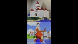 I Built Peachs Castle Out Of Legos Mario 64