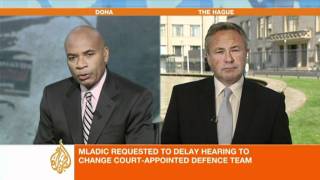 Andrew Simmon's update from Mladic trial, The Hague