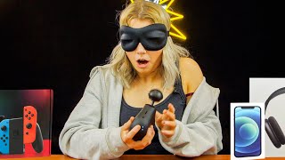 Guess the Tech, You Get It! (Blindfold Challenge) - iPhone 12, AirPods Max, more!