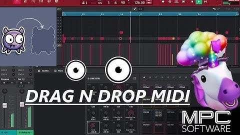 DRAG N DROP MIDI MPC SOFTWARE.... 🔥🔥🔥