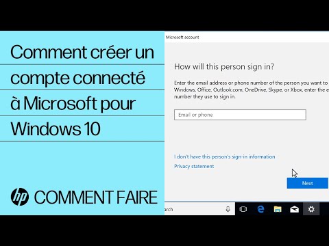 Comment créer un compte connecté à Microsoft pour Windows 10