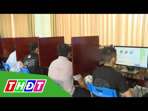 Video Đồng Tháp: Bắt đầu áp dụng bộ đề 600 câu hỏi trong thi... - youtube