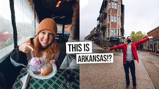 We Found America’s MOST CHARMING Town!  Food & City Tour of Eureka Springs, Arkansas ❤