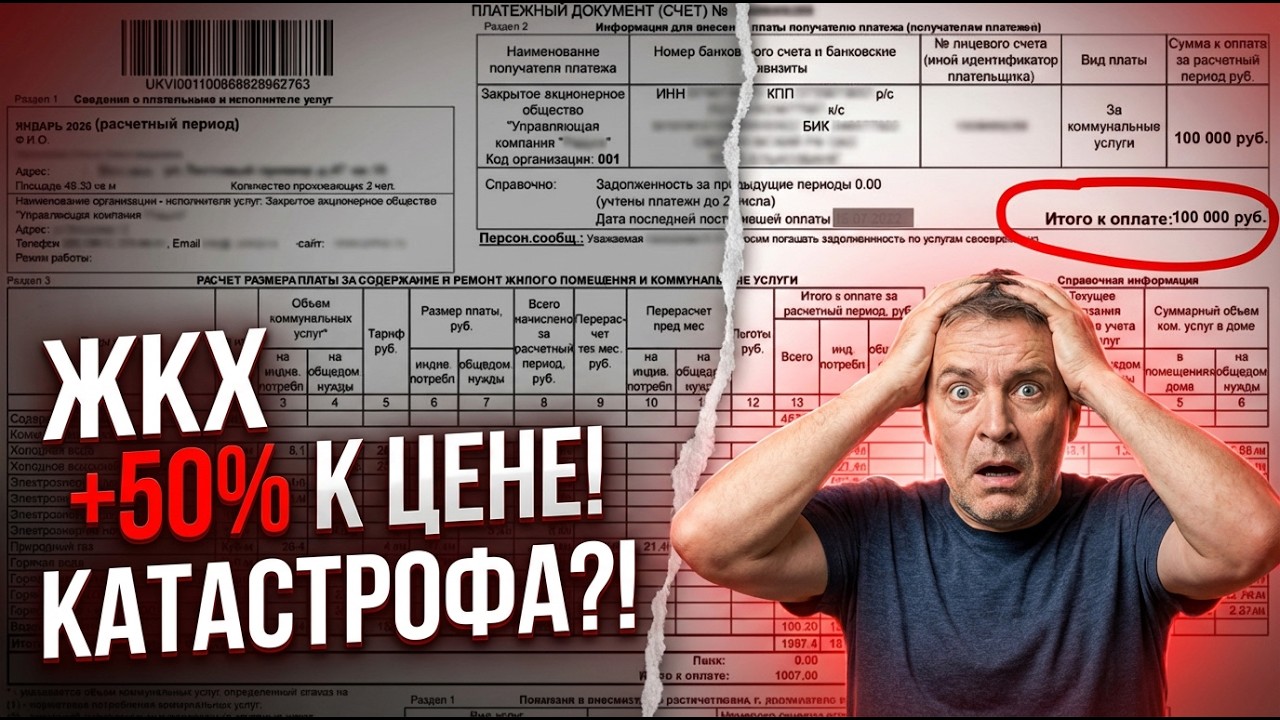 ЖКХ +50% К ЦЕНЕ! КАТАСТРОФА?!