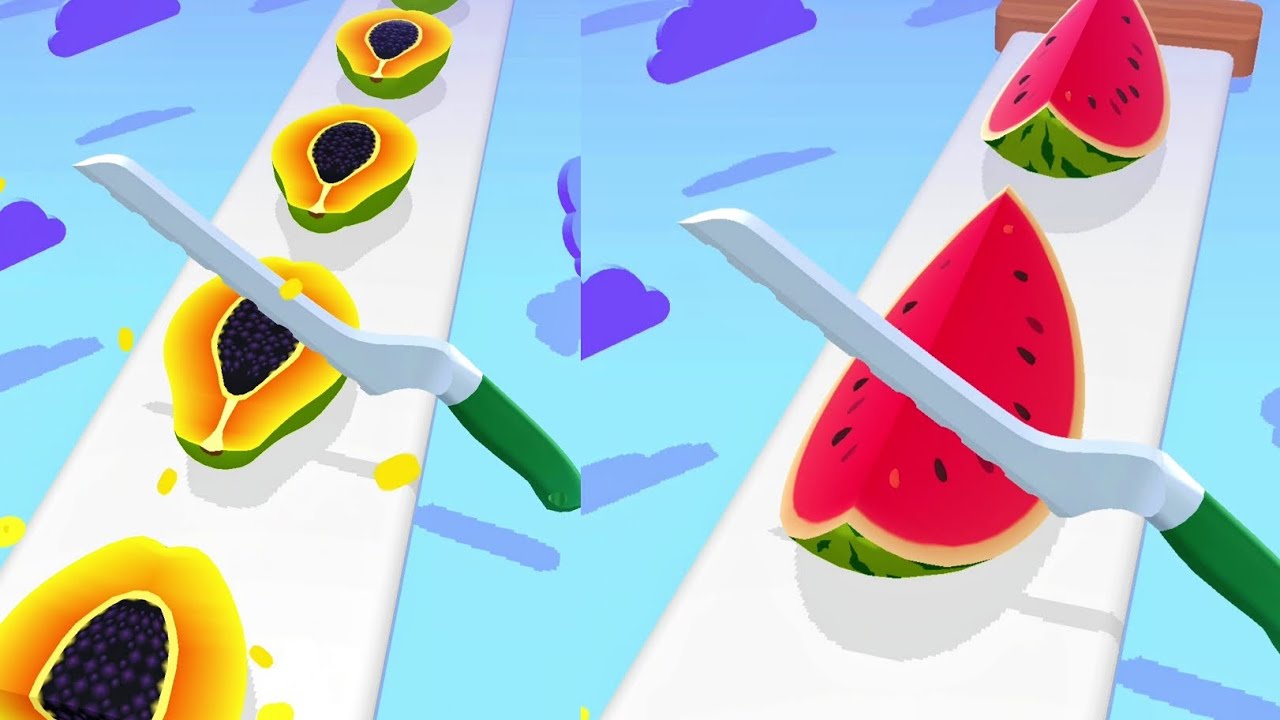Perfect Slices! Satisfying and relaxing ASMR slicing game - YouTube