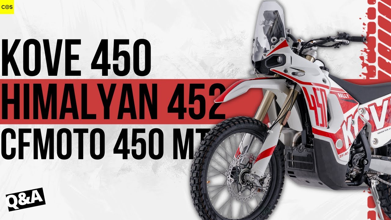 Kove 450 Rally vs Himalayan 452 vs CFMoto 450MT Shed progress CRF300L hand guards YouTube