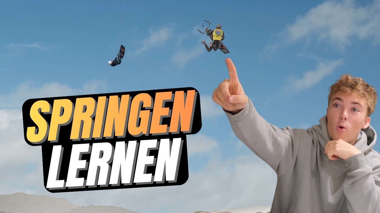 So kann jeder Springen lernen // Kitesurfing Basic Jump Tutorial