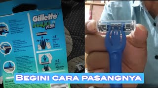 cara memasang pisau cukur Gillaette flexi vibe screenshot 3
